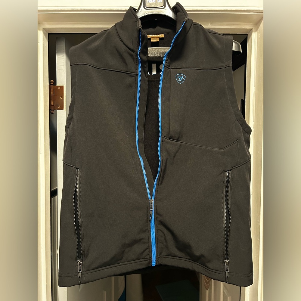 Ariat Black Jacket with Vibrant Blue Trim
